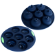 Tava de copt rotunda cu forme din silicon